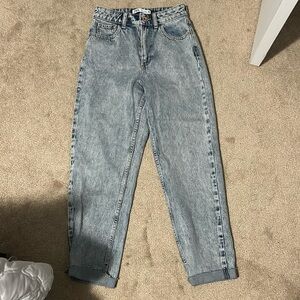 Zara acid wash jeans